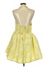 Shein Curve 100% Polyester Yellow Cocktail Dress Size 12 Plus (0) - photo 2