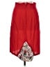 Unbranded Solid Red Casual Skirt Size M (estimated) - photo 2
