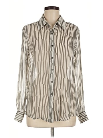 Pure Amici Long Sleeve Silk Top (view 1)
