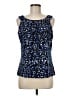 Calvin Klein Blue Sleeveless Blouse Size M - photo 1