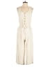 LoveRiche Solid Ivory Jumpsuit Size M - photo 1