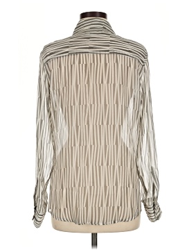 Pure Amici Long Sleeve Silk Top (view 2)