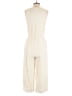 LoveRiche Solid Ivory Jumpsuit Size M - photo 2