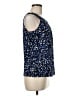 Calvin Klein Blue Sleeveless Blouse Size M - photo 4