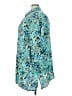 Studio Untold Print Teal 3/4 Sleeve Blouse Size 28 - photo 5