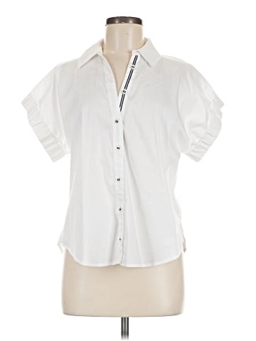 Veronica Beard Short Sleeve Blouse (view 1)