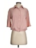 Worthington Pink 3/4 Sleeve Button-Down Shirt Size S - photo 1