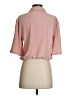 Worthington Pink 3/4 Sleeve Button-Down Shirt Size S - photo 2