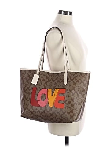 Coach Leather Tote (view 2)