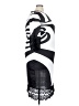 Unbranded Graphic Gray Cocktail Dress Size 3X - photo 4