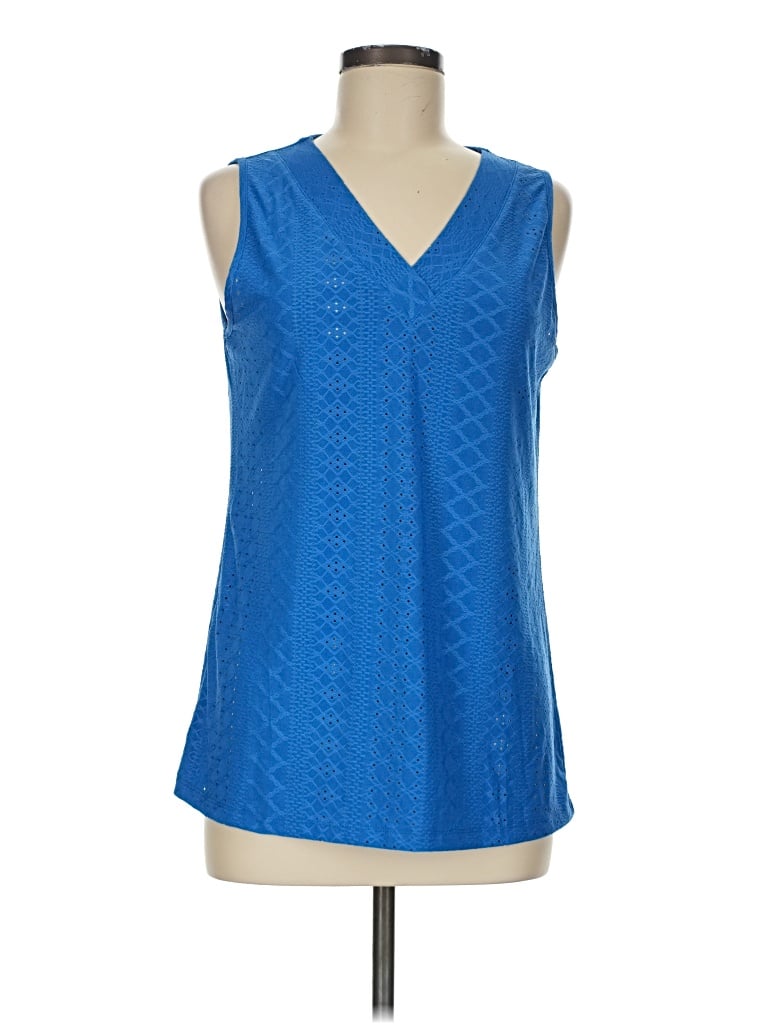 Pre-owned Miholl Sleeveless Blouse In Blue