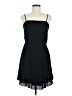 Express 100% Polyester Solid Black Cocktail Dress Size 8 - photo 1