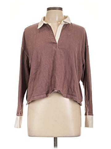 Aerie Long Sleeve Blouse (view 1)