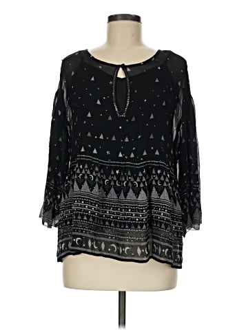 Joie 3/4 Sleeve Silk Top (view 1)