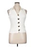Jason Wu Ivory Sleeveless Button-Down Shirt Size XL - photo 1