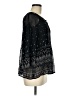 Joie 100% Silk Black 3/4 Sleeve Silk Top Size M - photo 4