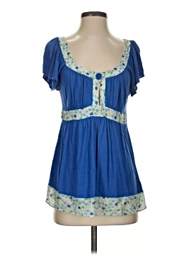 Lu Lu Lame Short Sleeve Blouse