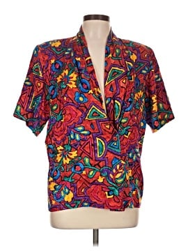 Doncaster Collection Short Sleeve Silk Top