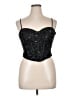Francesca's 100% Polyester Black Sleeveless Top Size XL - photo 1