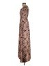 Windsor 100% Polyester Paisley Brown Casual Dress Size S - photo 5