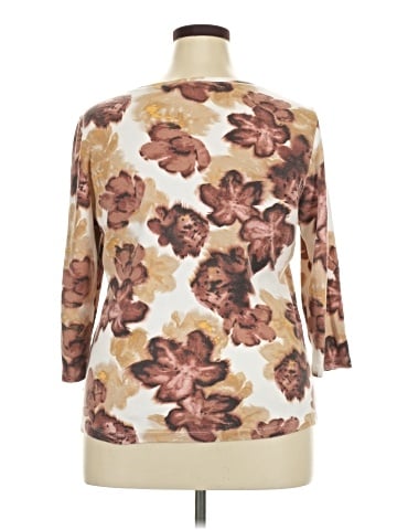 Karen Scott 3/4 Sleeve Blouse (view 2)