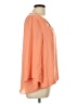 AGB Orange 3/4 Sleeve Blouse Size L - photo 4