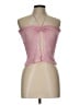 PrettyLittleThing 100% Polyester Pink Sleeveless Top Size L - photo 1