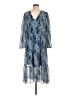 Joie 100% Polyester Paisley Blue Cocktail Dress Size XL - photo 1