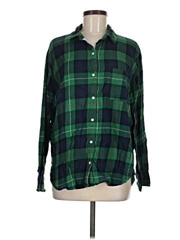 Aerie Long Sleeve Button-Down Shirt (view 1)