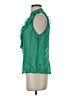 Express 100% Polyester Green Sleeveless Blouse Size S - photo 5