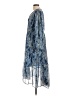 Joie 100% Polyester Paisley Blue Cocktail Dress Size XL - photo 5