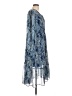 Joie 100% Polyester Paisley Blue Cocktail Dress Size XL - photo 4