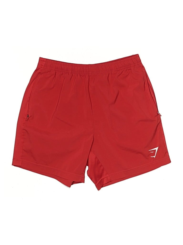 Pre-owned Gymshark Athletic Shorts In Red