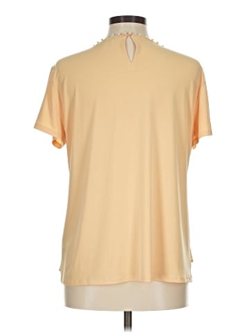 Karl Lagerfeld Paris Short Sleeve Blouse (view 2)