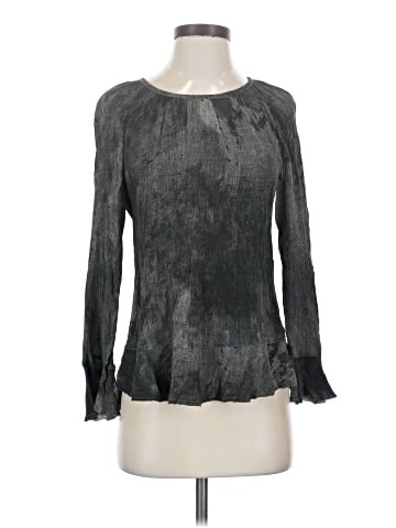 Go By Go Silk Long Sleeve Silk Top (view 1)