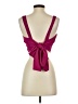 Windsor 100% Polyester Burgundy Sleeveless Top Size S - photo 2