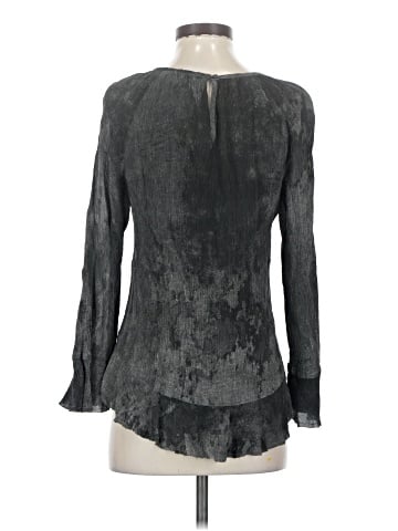 Go By Go Silk Long Sleeve Silk Top (view 2)