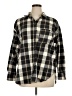 Universal Thread 100% Cotton Plaid Black Long Sleeve Button-Down Shirt Size XL - photo 1