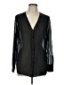 Rock & Republic 100% Polyester Black Long Sleeve Blouse Size L - photo 1