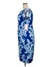 JS Collections 100% Polyester Paisley Blue Casual Dress Size 20 - photo 5