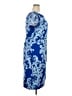 JS Collections 100% Polyester Paisley Blue Casual Dress Size 20 - photo 4