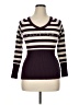 Guess Stripes Purple Pullover Sweater Size XL - photo 1