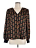CAbi 100% Polyester Black Long Sleeve Blouse Size M - photo 1
