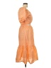Sim & Sam 100% Cotton Orange Cocktail Dress Size L - photo 4