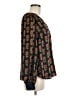 CAbi 100% Polyester Black Long Sleeve Blouse Size M - photo 4