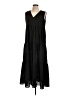 Shein 100% Polyester Solid Black Casual Dress Size L - photo 1