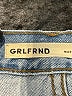 GRLFRND 100% Cotton Blue Denim Shorts Size 27 waist - photo 3