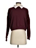 Hippie Rose Solid Burgundy Pullover Sweater Size S - photo 1