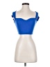Shein Blue Short Sleeve Top Size XS - photo 1