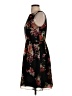 Ann Taylor LOFT 100% Polyester Floral Black Cocktail Dress Size 4 - photo 5